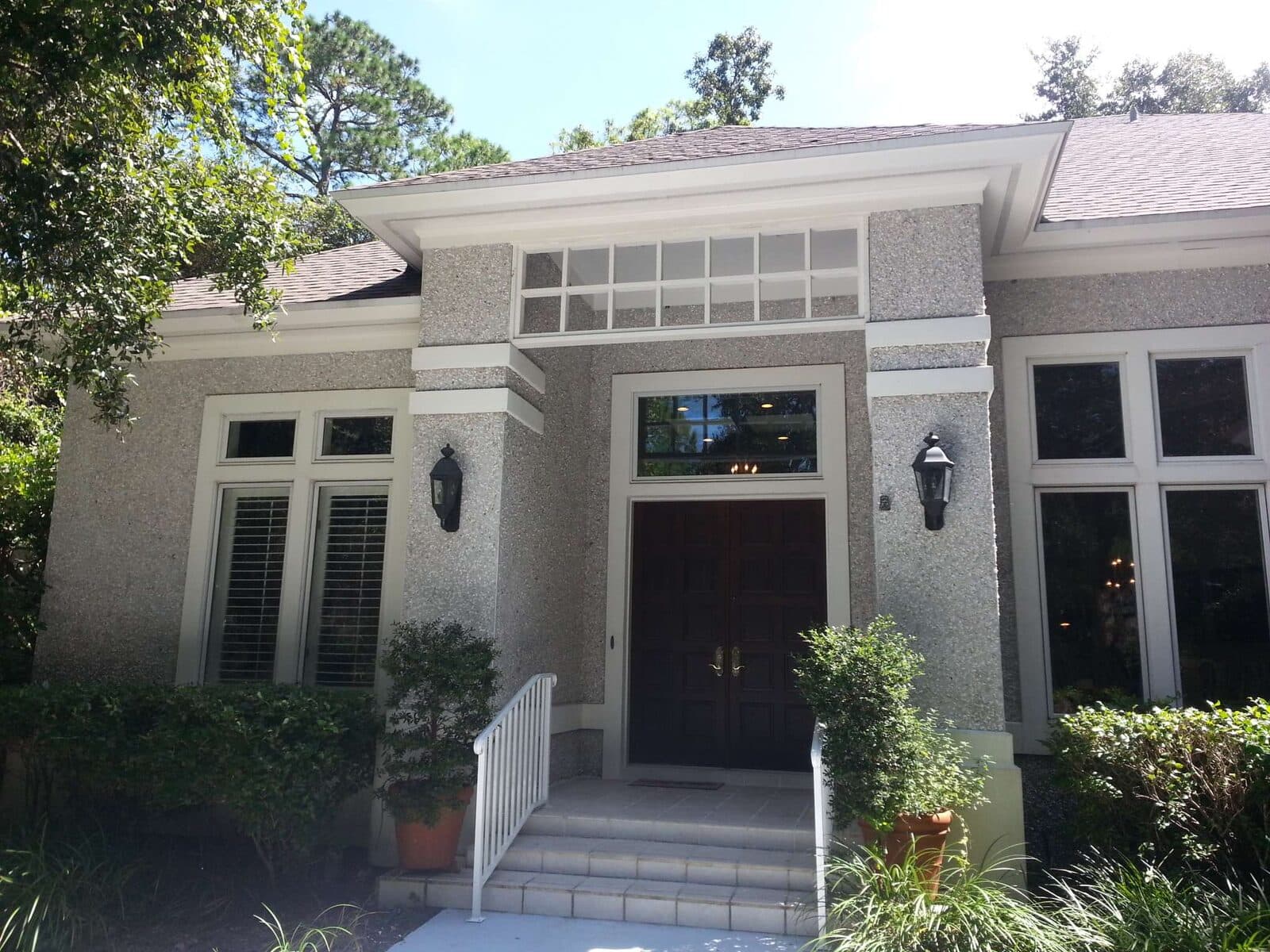 Front entry of a Nassau County home inspected by 360 Inspections