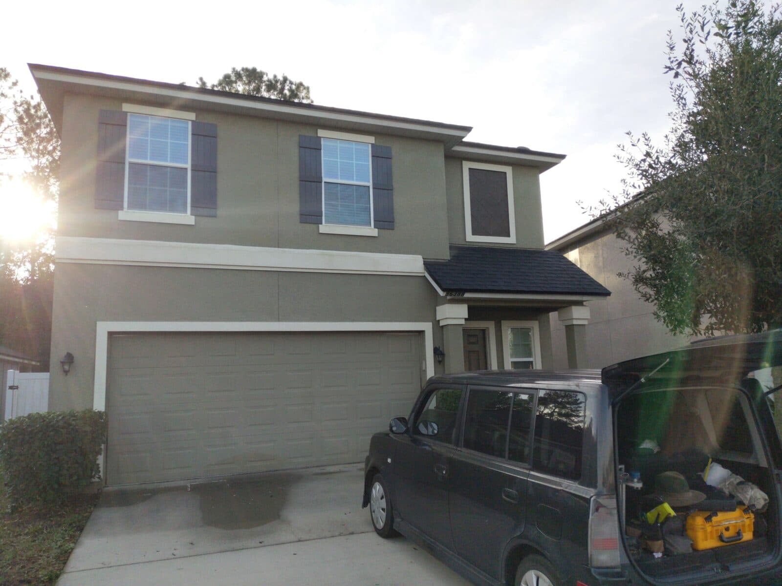 Two-story new home in Nassau County at its warranty inspection
